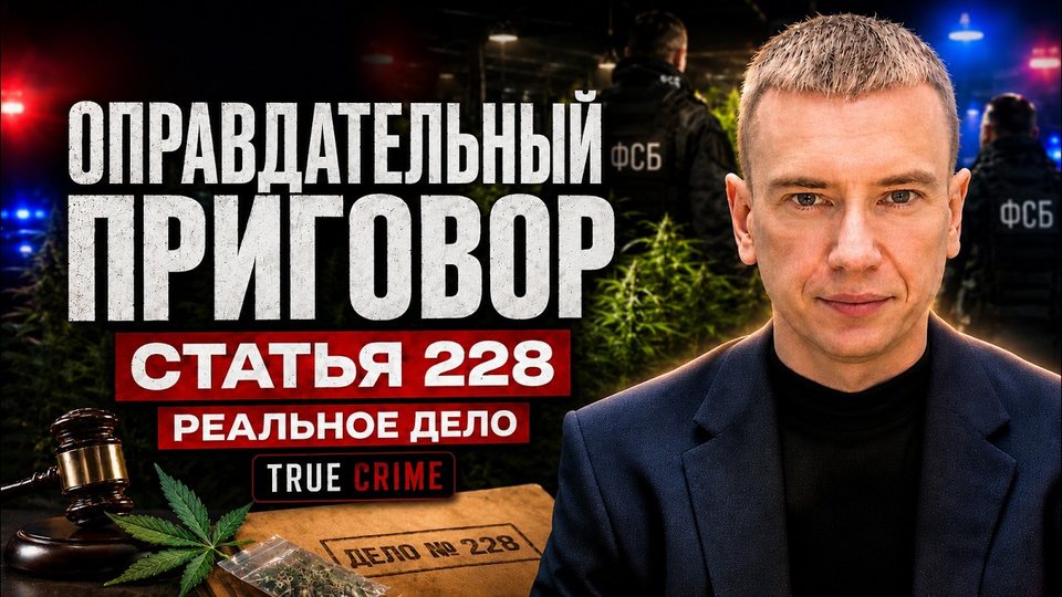 Обложка ролика: «Оправдательный приговор. Статья 228»